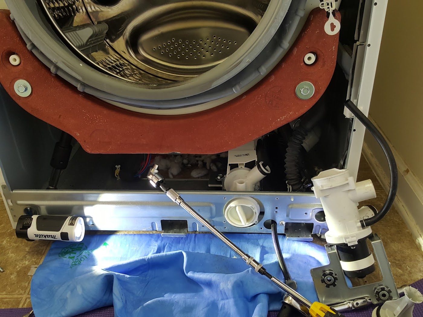 Front-load washer teardown